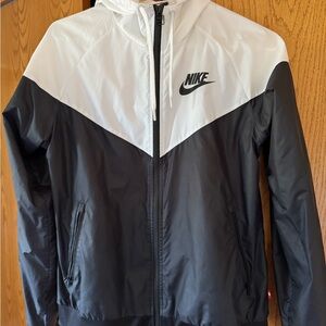 Nike Women's Black and White Windbreaker